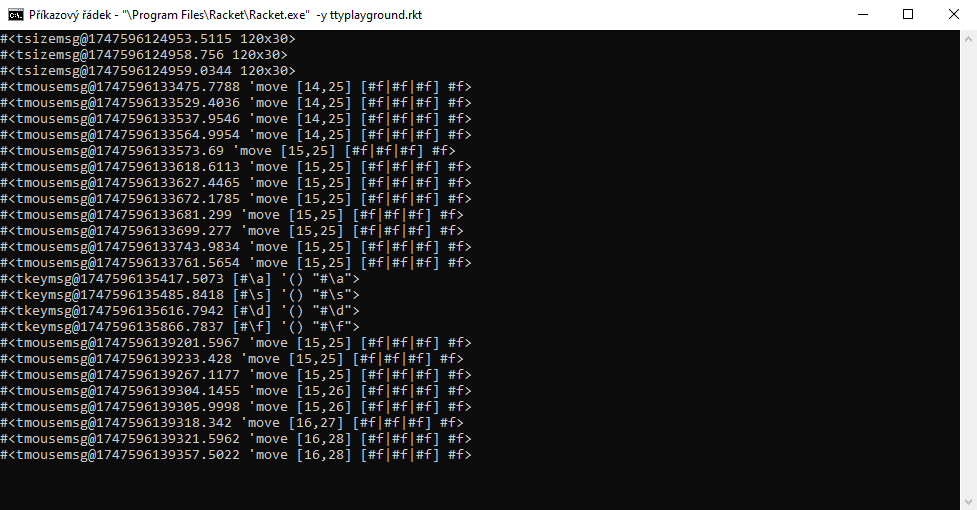 Example of tui/term usage on Windows